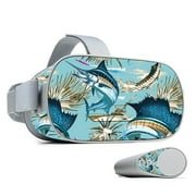 MightySkins OCGO-Island Fish Skin Decal for Oculus Go Mobile VR Sticker - Island Fish
