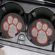 thumbnail image 5 of pstuiky Platillo para coche con diseño de huella de perro universal antideslizante decorativo con aislamiento térmico., 5 of 7