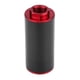 thumbnail image 3 of Filtro de gasolina universal de alto flujo AN6 de aluminio de 100 micrones para coche y camión, color rojo, 3 of 13