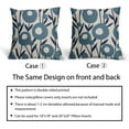 thumbnail image 4 of Navy Blue Pillow Covers 20x20Set of 2 Spring Summer Floral Minimalist Art Geometry Flower Modern Style Decorative Throw Pillow Cases Outdoor Farmhouse Decor for Sofa Couch Bed, 4 of 6
