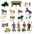 DINOBROS Horse Stable Playset Toys for Boys and Girls Ages 3 and Up Includes 8 Horses and