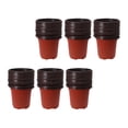 thumbnail image 4 of Shisuyan 150pcs Simple Plastic Plant Pot Garden Flower Planter Plastic Plant Nursery Pots, 4 of 9