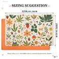 thumbnail image 6 of Yayeee Doormat for Indoor Entrance 32" x 20" Non Slippery Floor Rug, Leaves Pattern, 6 of 8