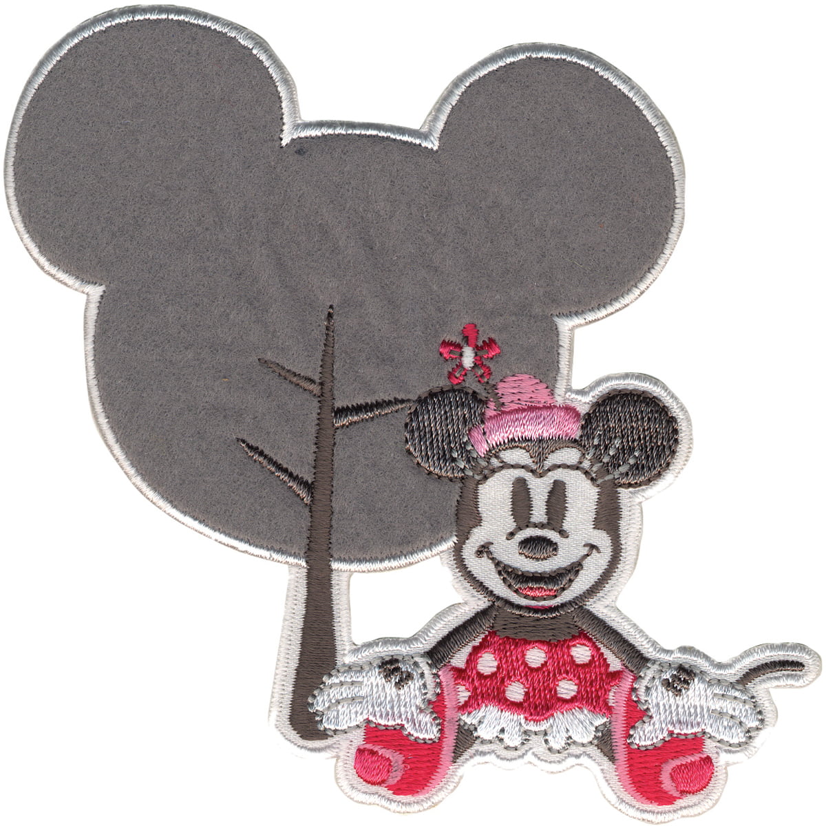 Minnie Mouse Head Iron On Transfer 5"x5" for LIGHT Colored Fabric 