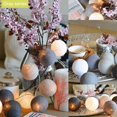 thumbnail image 4 of 20 guirnaldas de luces LED, luces de bolas de algodón con pilas, decoración de luz nocturna para guardería navideña con temática de fiesta LED, 4 of 4