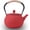Red, variant on Cast Iron Teapot -  Tetsubin 34oz (1000ml) Enamel Coated Interior with Removable Stainless Steel Infuser, Stovetop Safe  Kettle for  Ceremony, Red