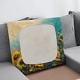thumbnail image 3 of ZUXONGSY Hummingbird Couch Cushion Cover Sunflower Sofa Cushion Protector Cover Separate Sofa Seat Cushion Cover Easy to Clean Furniture Protection Cover for Dining Room Size S, 3 of 5