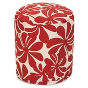 Majestic Home Goods Plantation Indoor / Outdoor Ottoman Pouf 16 L x 16 W x 17 H