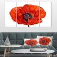 thumbnail image 1 of Red Poppy Blossom Close Up - Floral Canvas Art Print, 1 of 3