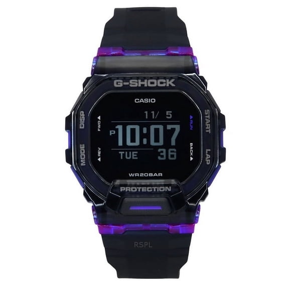 Casio G-Shock G-Squad Digital Smartphone Link Resin Strap Quartz GBD-200SM-1A6 200M Men's Watch
