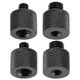 thumbnail image 1 of Cuatro adaptadores de tornillo para cámara: 1/4" macho a 3/8" hembra y 3/8" macho a 1/4" hembra, conjuntos de adaptadores para monitores de cámara, trípodes y soportes, 1 of 5