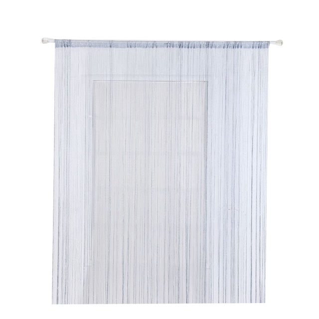 Puerta ventana cuerda sólida cortina tira borla cortina divisor pura decoración del hogar cenefa 200 cm x 100 cm kenally JJ18480-07