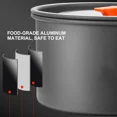 thumbnail image 4 of FINE MAKER Modern 4-piece portable camping cookware set, cutlery set, hiking kettle, cooking bowl, pot set, 4 of 12