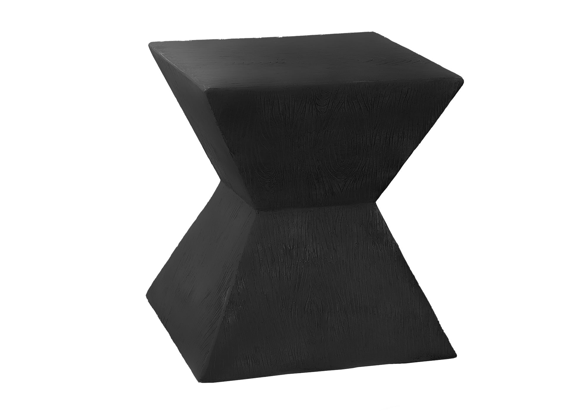 Monarch Specialties - Accent Table, 25"H, Indoor Or Outdoor, Side Table, End, Nightstand, Bedroom, Living Room, Black, Contemporary, Modern
