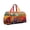A, variant on Hippie Van Quilted Duffle Bag, Boho Floral Travel Bags with Adjustable Strap, Retro Hippie-Bus Gym Bag for Short Trip, Camping, Beach Vacation