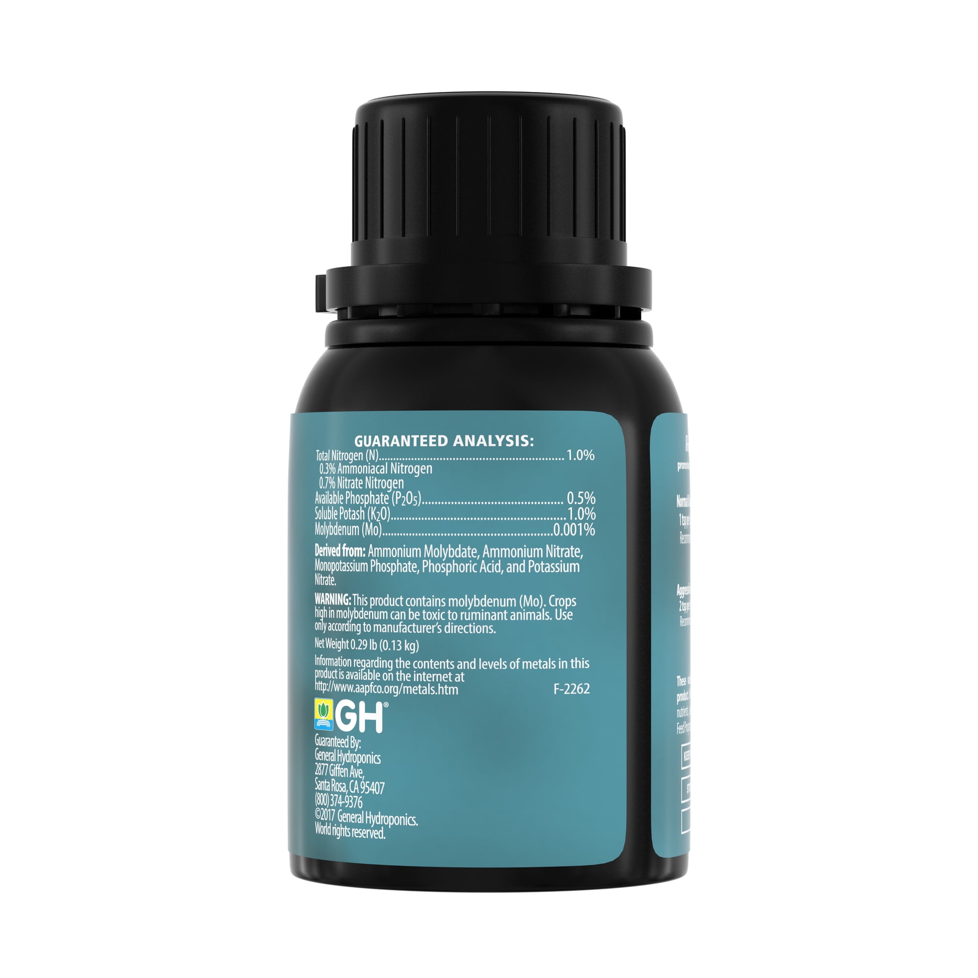 GH Rapid Start ラピッドスタート 125ml GH ジェネラルハイドロポニックス 肥料 ラピッドスタート GH