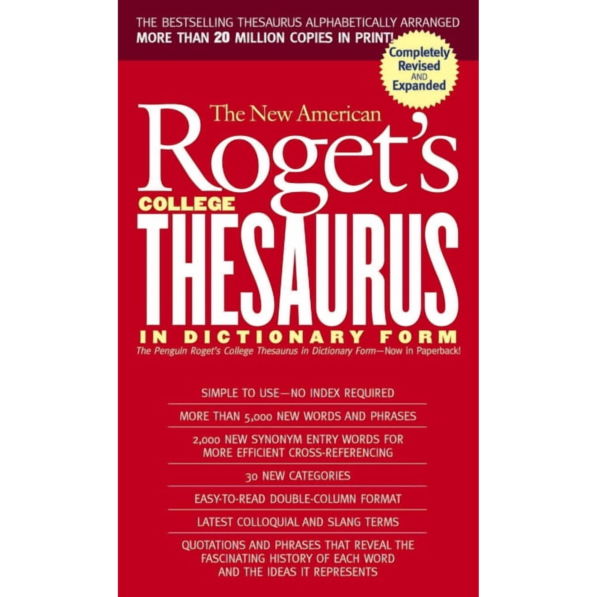 New American Roget's College Thesaurus in Dictionary Form (Revised & Updated), (Paperback)