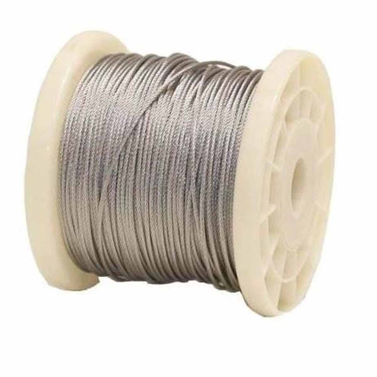 Cable De Acero En Rollo 7x19 3/16 Y 499 Metros Obi Obi 213658 | Bodega ...
