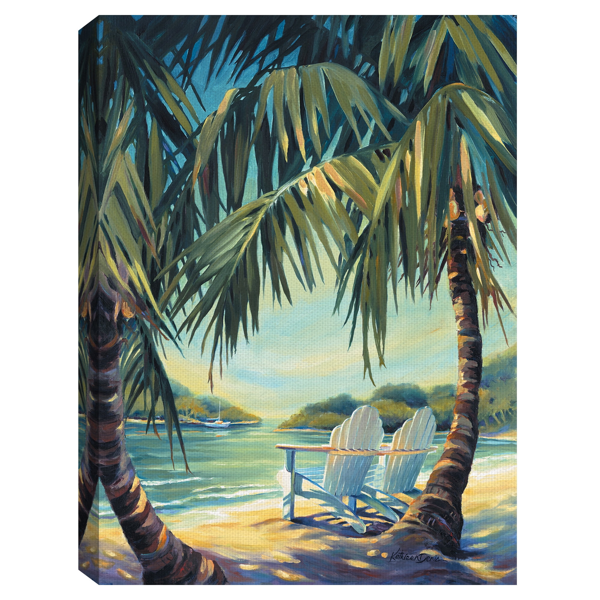 Masterpiece Art Gallery Hideout II Ocean By Kathleen Denis Canvas Art Print 24" x 36"