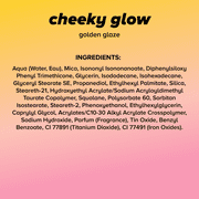 Lottie London Cheeky Glow Liquid Highlighter Wand, Golden Glaze, All Skin Tones, 0.47 fl oz