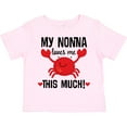 thumbnail image 3 of Inktastic Nonna Loves Me Grandson Boys or Girls Toddler T-Shirt, 3 of 5