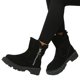 thumbnail image 5 of Botas de nieve de talla grande para mujer, zapatos de invierno con forro polar para mujer, botas cálidas, zapatos de algodón, 5 of 5
