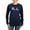Navy, variant on CafePress - Coffee Heartbeat Long Sleeve T Shirt - Women's Long Sleeve Graphic Tee Casual Fit