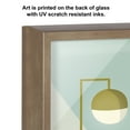 thumbnail image 3 of Kate and Laurel Blake Time to Relax Framed Printed Glass Wall Art by Rachel Lee, 18x24 Gold, Mid Century Modern Bathroom Art for Wall, 3 of 7