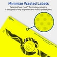 thumbnail image 5 of Avery Printable Wraparound Labels, Neon Yellow, 2-3/8" x 8", 30ct, 5 of 11