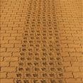 thumbnail image 1 of Ahgly Company Machine Washable Indoor Square Transitional Mahogany Brown Area Rugs, 7' Square, 1 of 7