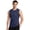 Dark Blue, variant on Men's Sleeveless Quick Dry Athletic Tank Top with Moisture Wicking Fabric and Slim Fit Design in Solid Colors for Gym Workouts Running Errands Beach Days Hiking Trails Dark Blue S