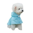 thumbnail image 2 of Waterproof Dog Raincoat,Full Coverage 4 Legs Dog Rain Jacket for Small Dogs,Pet Rain Coat with Hood,Reflective Strips&Leash Hole Outdoor Raincoat (Blue(XS)), 2 of 7