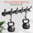 thumbnail image 5 of 2Pack Coat Rack Wall Mount, Entryway Coat Hooks Wall Mounted, Heavy Duty Coat Hangers for Wall with 12 Hooks to Hang Coats, Jacket, Hat, 2pcack, 5 of 9