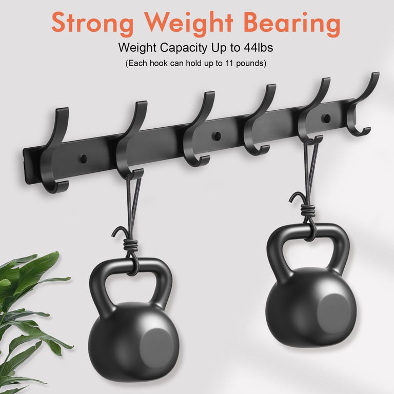 Optish 2-Pack Wall Mount Coat Rack with 12 Hooks photo 4