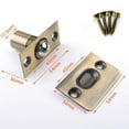 thumbnail image 3 of Balle Réglable Porte Attrape Rouleau Serrure Billes Serrure Porte Porte Placard Doré, 3 of 8