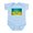 Sky Blue, variant on CafePress - Vintage Ukraine Flag Infant Bodysuit - Baby Light Bodysuit, Size Newborn - 24 Months