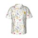 thumbnail image 1 of Fotbe Watercolor Floral A Camisa Hawaiana para Hombre Unisex – Camisa Casual de Verano con Botones de Manga Corta de Algodón y Lino,Medium, 1 of 7
