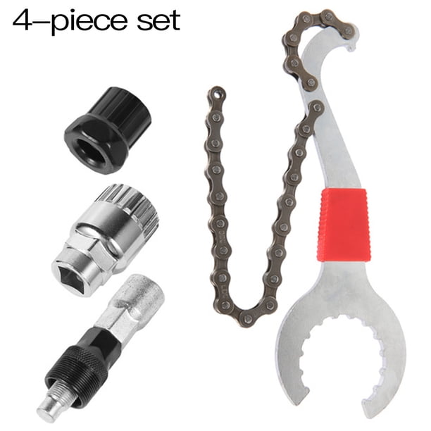 Greeniant Kits de herramientas de reparación de bicicletas Road Bikes Chain Bracket Flywheel Remover Manivela Extractor Llave Herramientas de Ciclismo conjunto 2 Greeniant OD000419-02