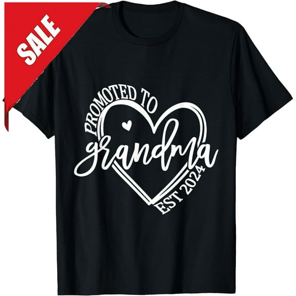 Simple Fit Soon To Be Grandma 2024, Promoted To Grandmother Est 2024 T-Shirt Gift For Him/Her