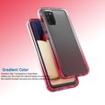 thumbnail image 5 of Galaxy A02S Case, Galaxy A02S Clear Cases, (2 Pack) Temerped Glass Screen Protector for Samsung Galaxy A02S 2021, Njjex Crystal Clear Shock Absorption Technology Bumper Soft TPU Cover Case -Red, 5 of 9