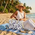 thumbnail image 6 of ZUXONGSY Butterfly Leopard Print Print PVC Tote Bag for Women Transparent Handbag with Top Handle Shopper Purse for Airplane Travel and Beach Vacation, 6 of 7