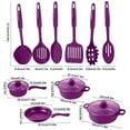 thumbnail image 3 of SNGMN 13-Piece Cookware Set - Maifan Stoneware Non-Stick Set with Soup Pot, Milk Pan, Frying Pan & Spatulas, Iron Material for Daily Cooking, 3 of 6