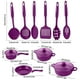 thumbnail image 3 of Juego de Utensilios de Cocina Antiadherentes de 13 Piezas, Ollas y Sartenes de Hierro Fundido Maifan con Espátulas, Sartén de 22 Cm, Olla para Leche de 16 Cm, 2 Ollas para Sopa, 3 Tapas, 6 Espátulas,, 3 of 6