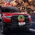 thumbnail image 6 of YIMWNYI Christmas Wreath, Car Decorations with LED Lights, Festive Holiday Wreath for Vehicles, Suitable for Trucks and Cars, Christmas and New Year Decor, Waterproof and Durable Design, 6 of 6