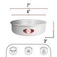 thumbnail image 2 of Fat Daddio's PCC-63 Round Cheesecake Pan, 6 x 3 Inch, Silver, 2 of 6