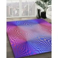 thumbnail image 3 of Ahgly Company Machine Washable Indoor Rectangle Transitional Medium Purple Area Rugs, 2' x 3', 3 of 7