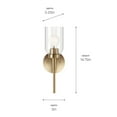 thumbnail image 2 of 55183CPZ-Kichler Lighting-Madden - 1 Light Wall Sconce-14.75 Inches Tall and 5 Inches Wide-Champagne Bronze Finish, 2 of 5