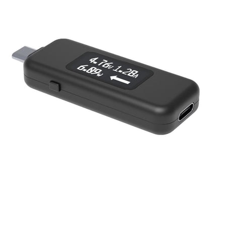 UPC: 0819927012788 | Plugable USB C Power Meter Tester for Monitoring USB-C Connections up to 240W – Digital Multimeter Tester for USB-C Cables  Laptops  Phones and Chargers