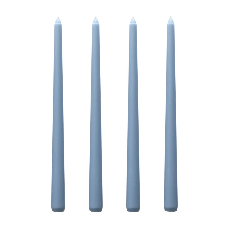 SSENERY 12" Unscented Taper Candles in 35 Colors (4Pack) for Home