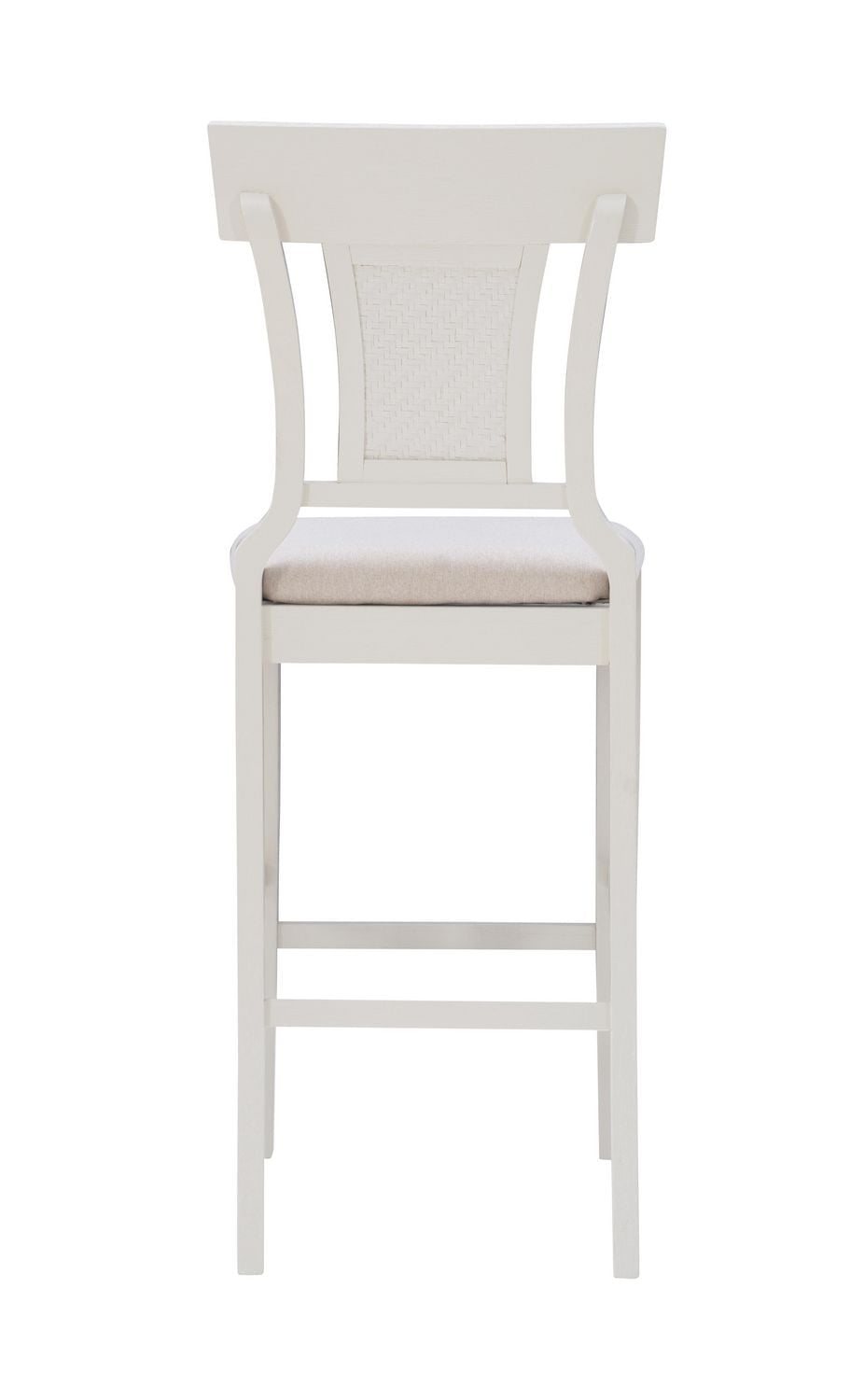 Tabouret de bar Alton, blanc